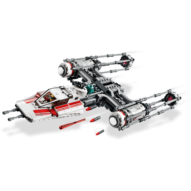 LEGO Star Wars: The Rise of Skywalker Resistance Y-Wing Starfighter 75249  New Advanced Collectible Starship Model Building Kit 