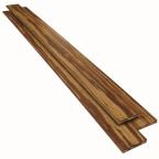 Strand Woven Natural Tigerstripe 3/8 in. T x 5-1/8 in. W x 72 in. L Engineered Click Bamboo Flooring