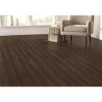 Hand Scraped Strand Woven Mushroom 3/8 in. T x 5-1/8 in. W x 72-7/8 in. L Engineered Click Bamboo Flooring